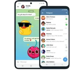 纸飞机 Android 应用程序联系人列表展示